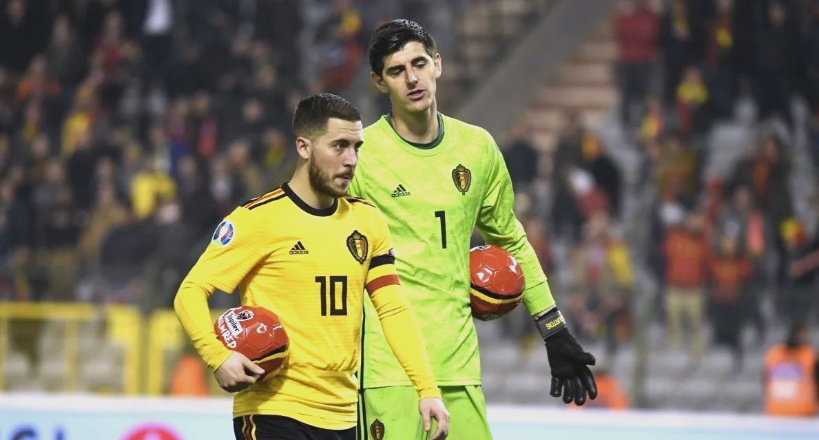 比利时备战欧洲杯资格赛：比利时VS克罗地亚