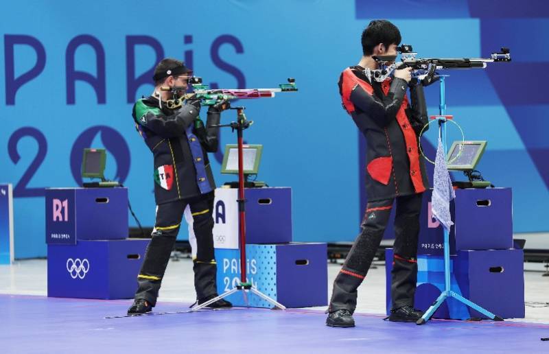 射击项目美国选手稳定发挥,获得高分 射击项目美国选手稳定发挥,获得高分