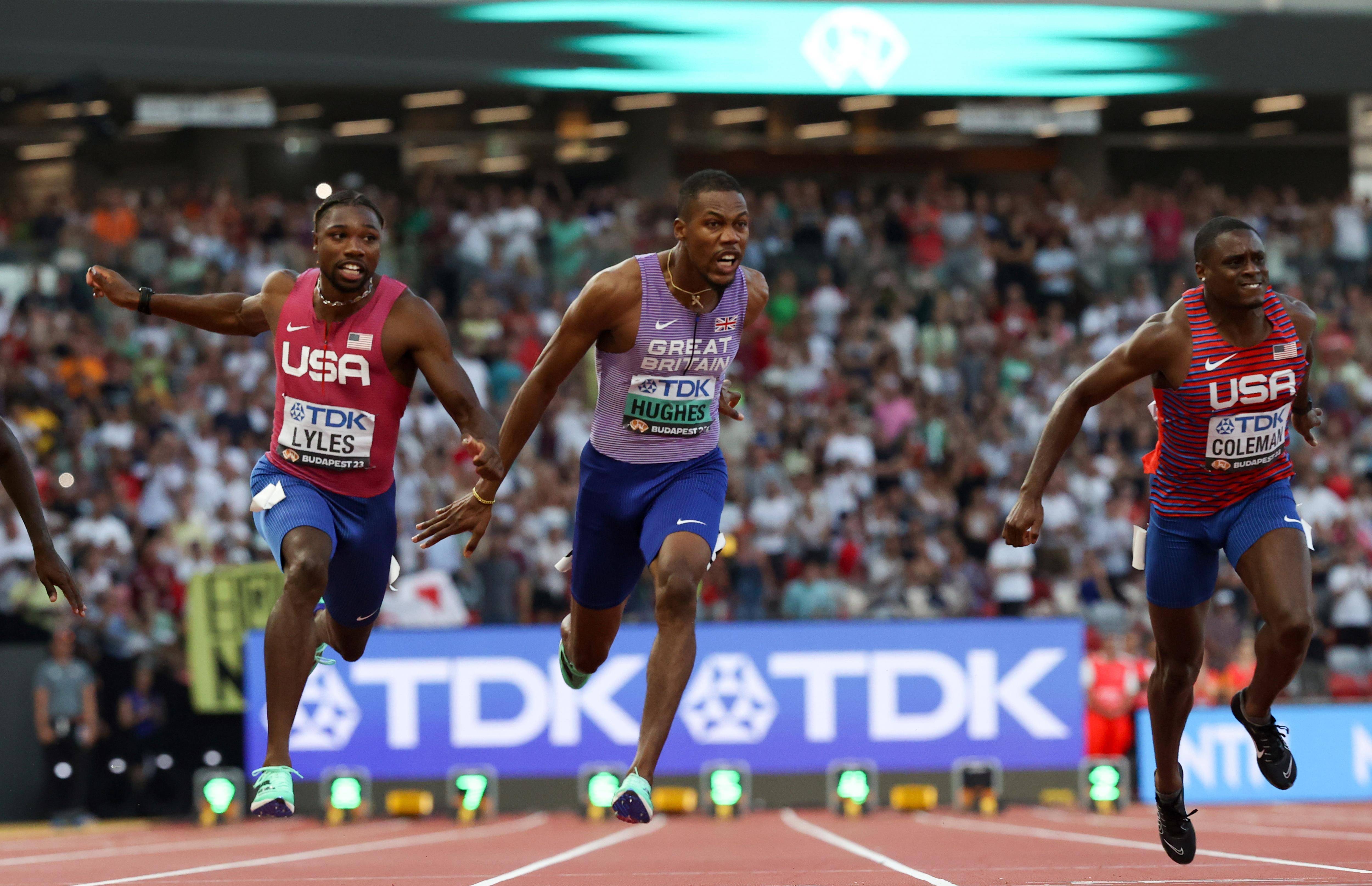 包含法国飞人夺得田径男子米冠军的词条 包含法国飞人夺得田径男子米冠军的词条