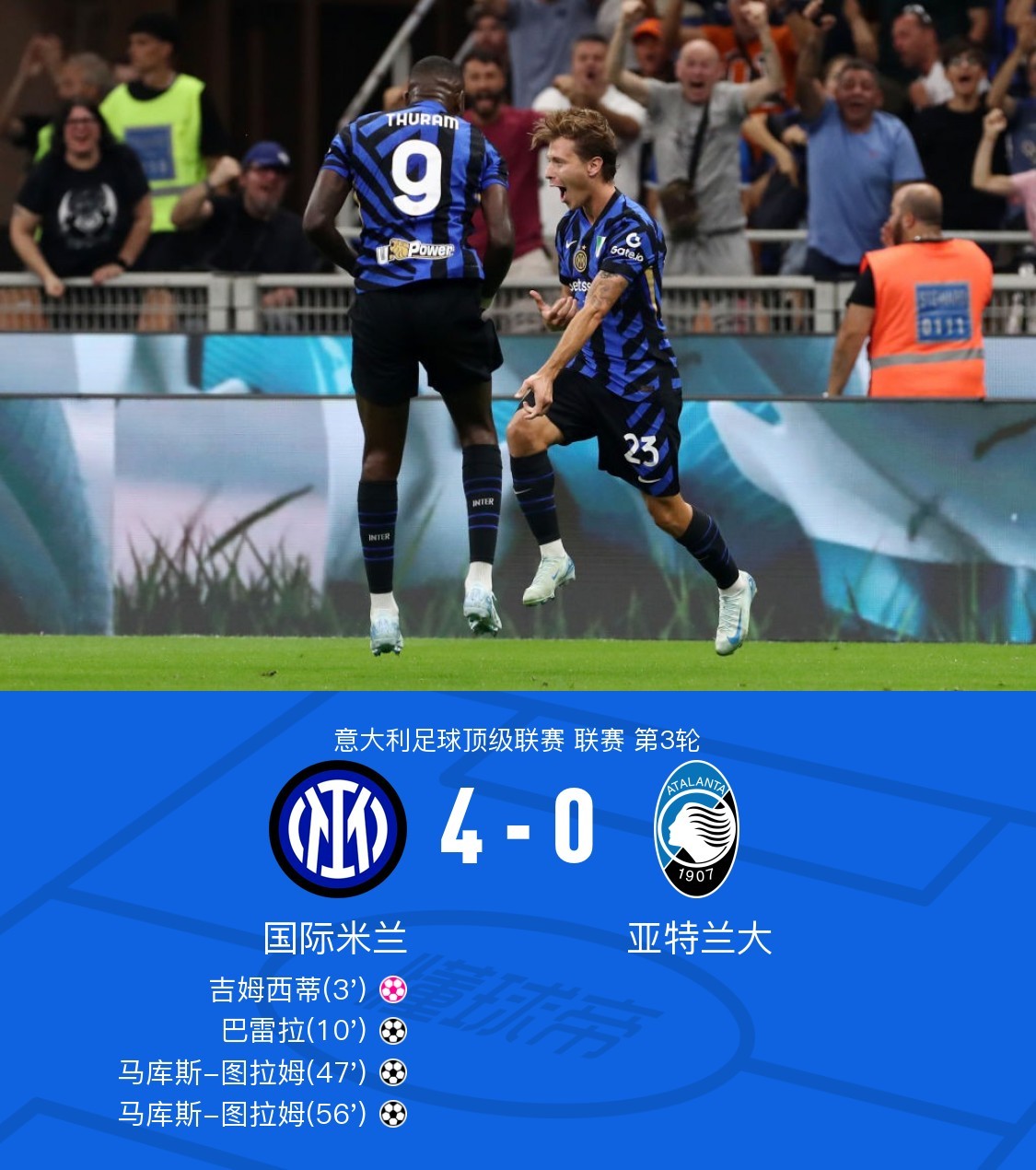 意大利联赛中一场高水平比赛